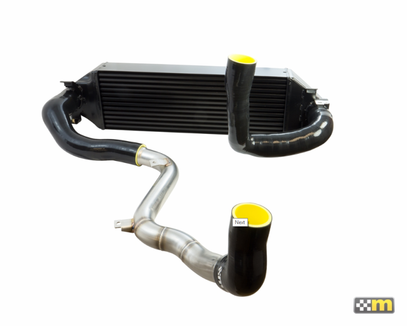 mountune 16-18 Ford Focus RS Intercooler Upgrade w/Black Charge Pipes mtn2536-ICK-BLK