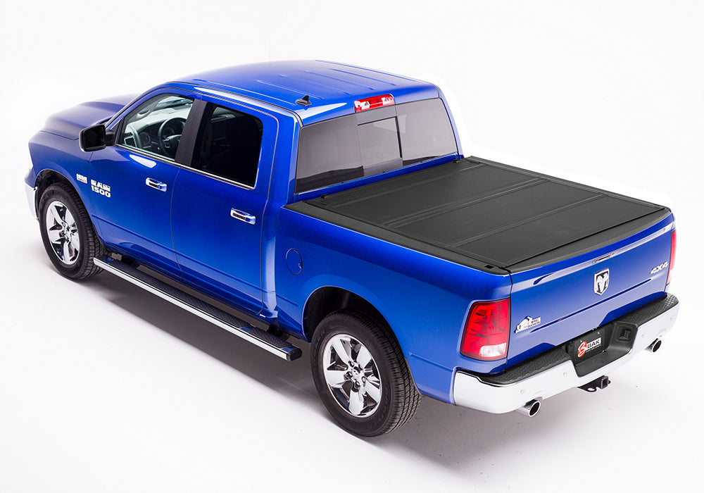 BAK BAKFlip MX4 Hard Folding Truck Bed Cover - Matte Finish - 2002-2018 (2019-2023 Classic) Ram 1500/2003-2023 2500/3500 8' Bed without RamBox Model 448204