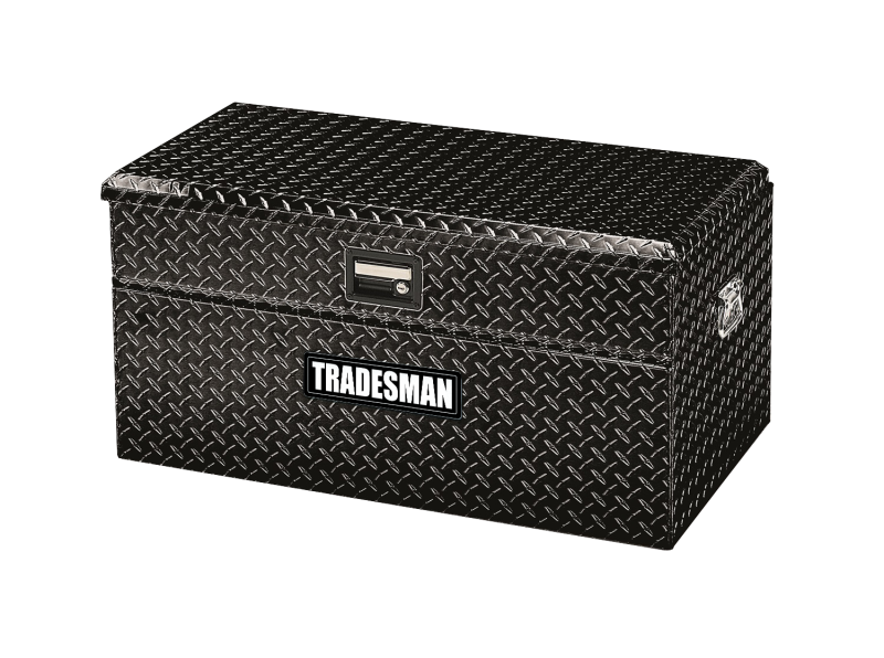 Tradesman Aluminum Flush Mount Truck Tool Box (40in.) - Black tra79440