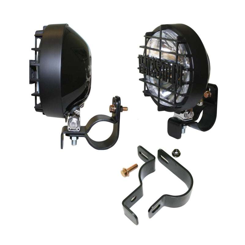 Westin HDX Grille Guard Light Clamps Black Steel Model 57-0005