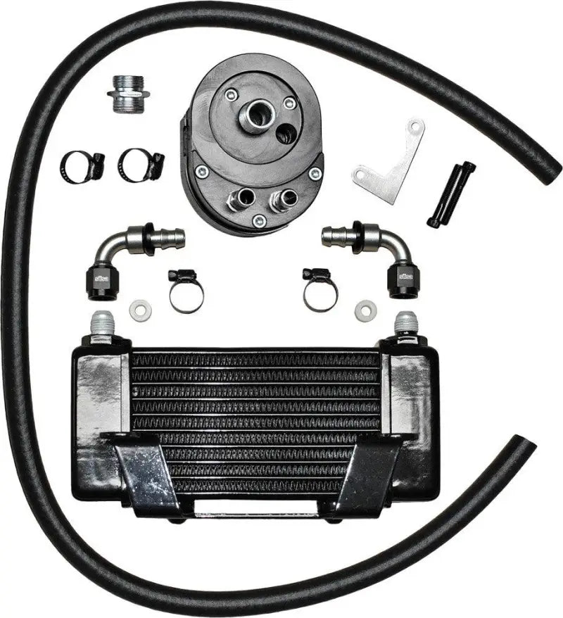 750-2000 Jagg Lowmount 10-Row Oil Cooler Black wps-821-2009