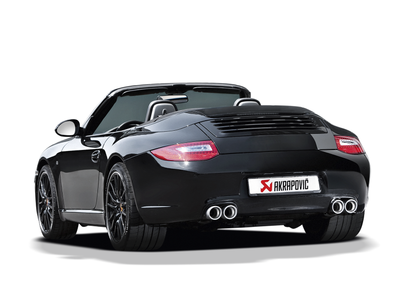 Akrapovic 08-12 Porsche 911 Carrera S/4/4S/GTS Slip-On Race Line (Titanium) w/ Titanium Tips akrS-PO997CA-RT