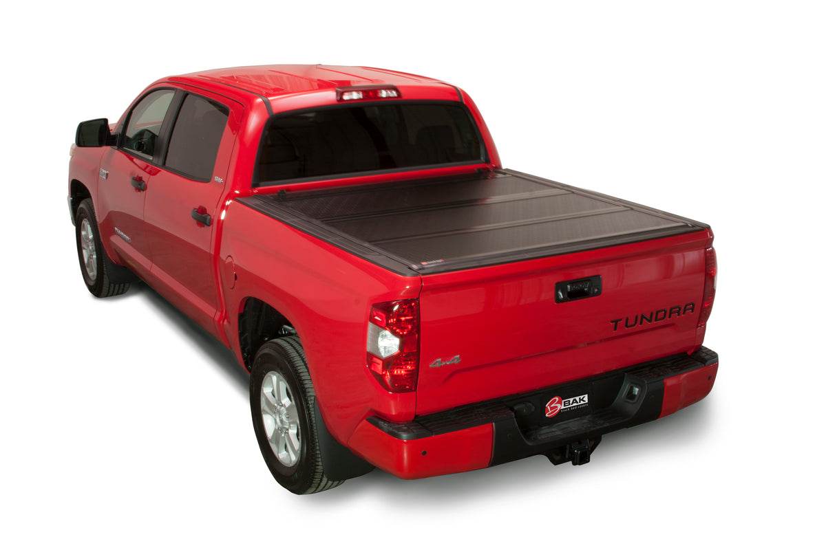 BAK BAKFlip FiberMax Hard Folding Truck Bed Cover - 2016-2023 Toyota Tacoma 5' Bed with Deck Rail System Model 1126426