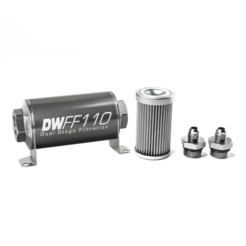 8-03-110-010K-6 Deatschwerks -6An 10 Micron 110Mm In-Line Fuel dwk03110010k6