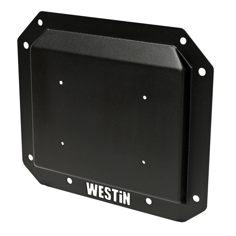 Westin Spare Tire Delete Plate Textured Black Steel Model 59-89055