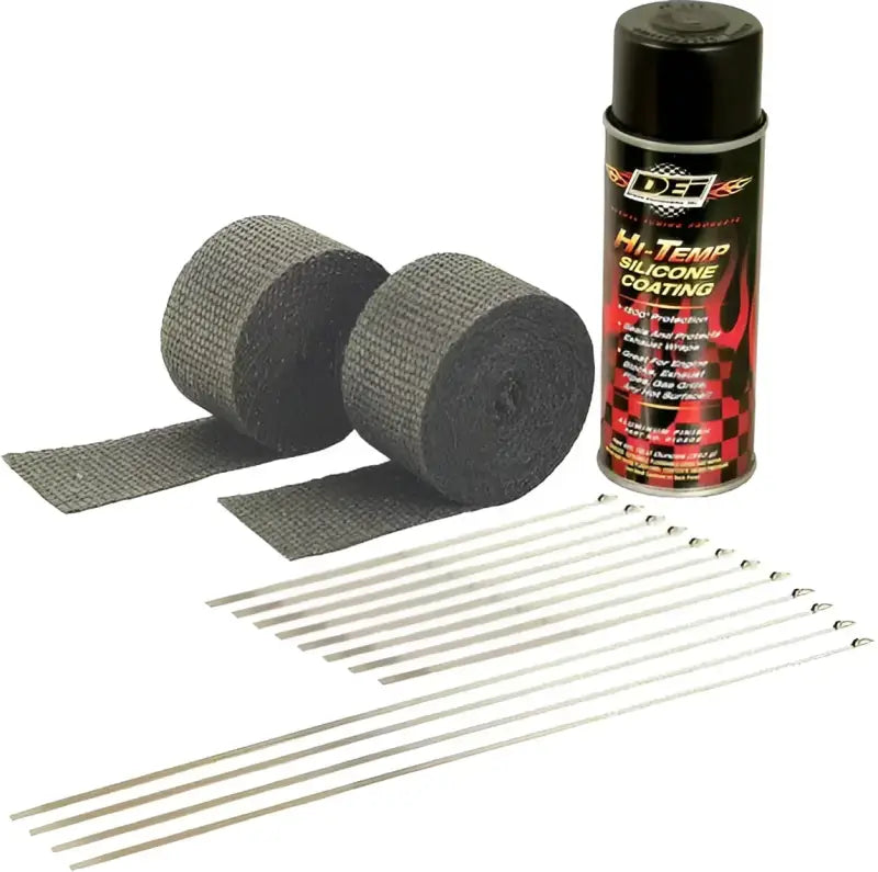 901330 Exhaust Pipe Wrap Kit Black Wrap W/Black Coating wps-790-01000