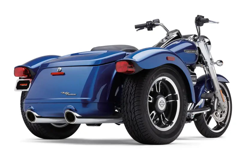 909 Twins 4" Chrome Slip-On Exhaust for Freewheeler 2015-2022 82-96066