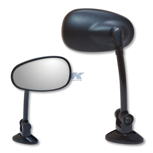 932061BP K-Source Black Universal Mini Oval Mirror K81932061BP