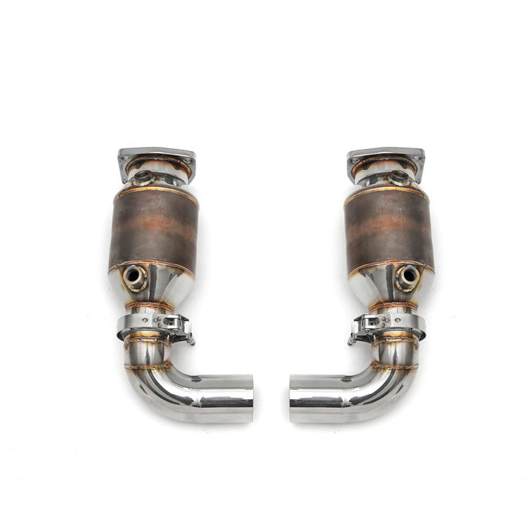 Fabspeed Sport Catalytic Converters for Fabspeed Porsche 997 GT2 2008-2009