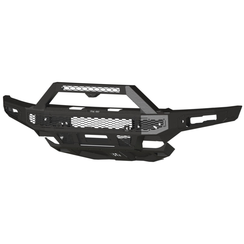 Bodyguard Freedom Front Baja Winch Mount Sensor Cutouts W/O Mesh Grille With Camera Harness & Pod Texture Black Powder Coat Model LBF21IYTNB