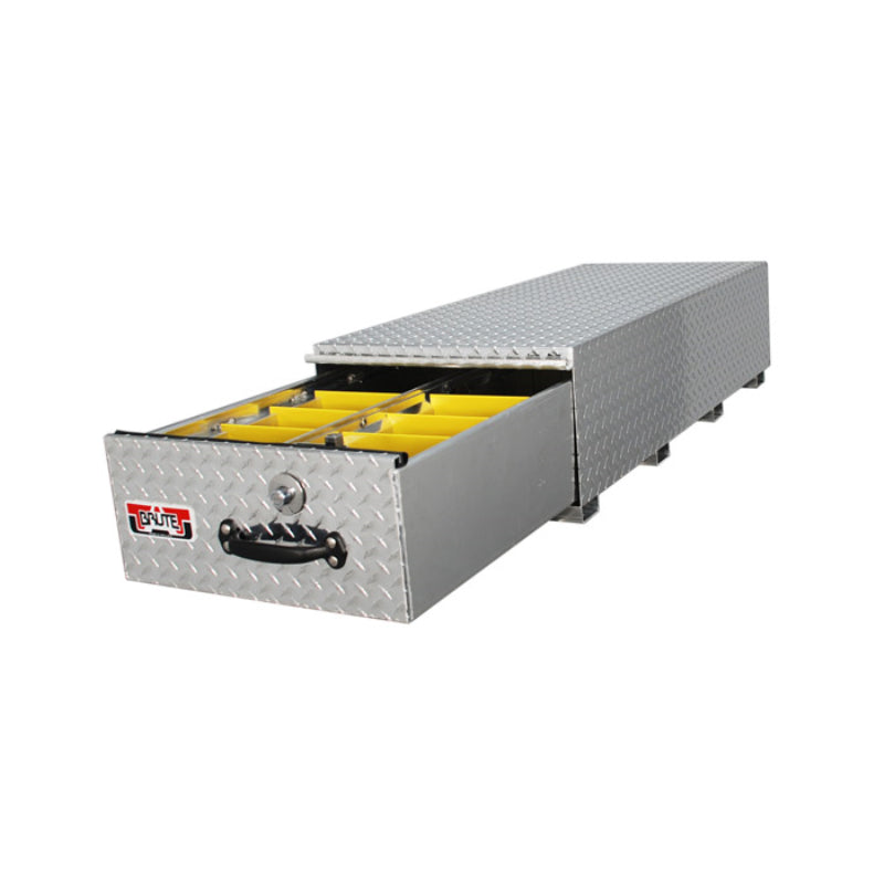 Brute 20" X 12" X 48" X W/ Diamond Tread, Bed Safe Roller Drawer Box Model HBS336