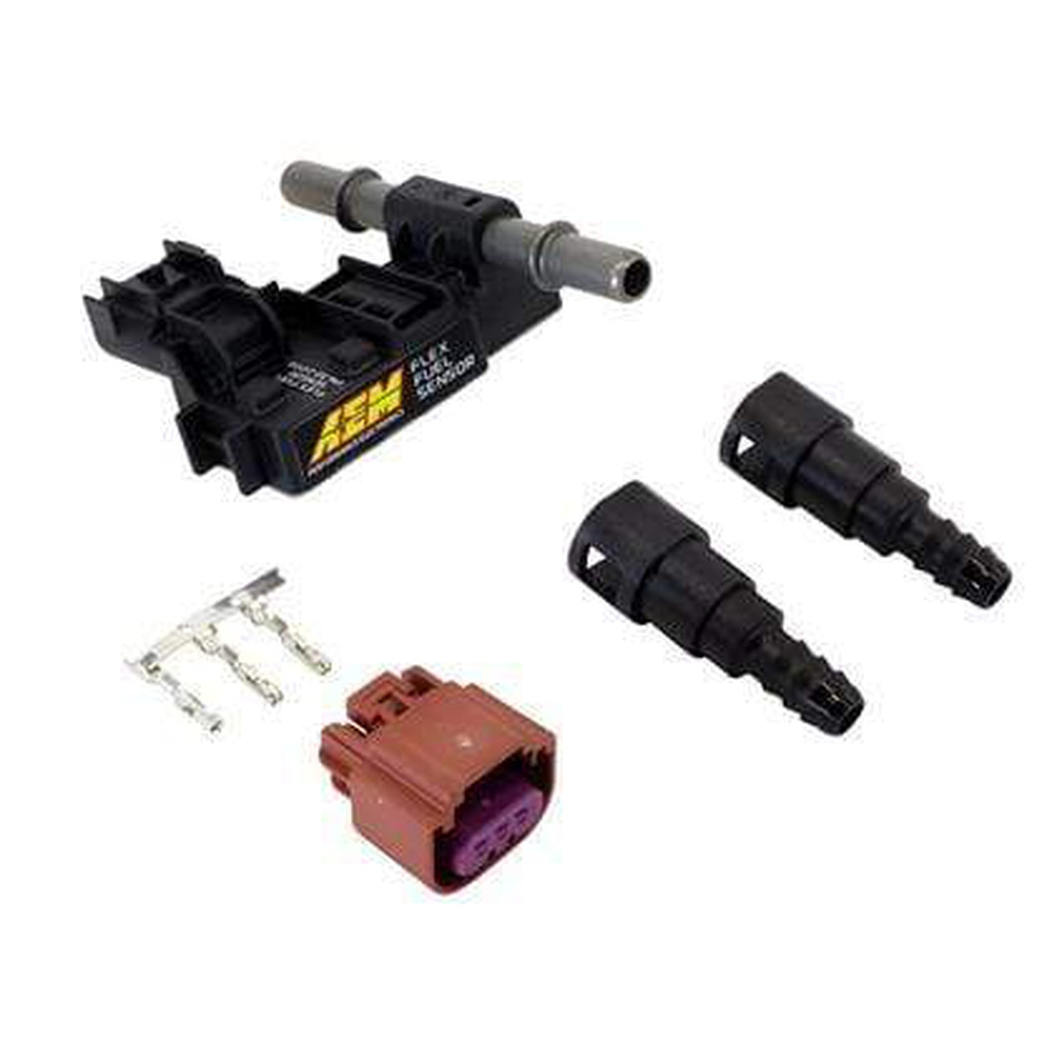 AEM Ethanol Content Flex Fuel Sensor w/ -6AN fittings Kit