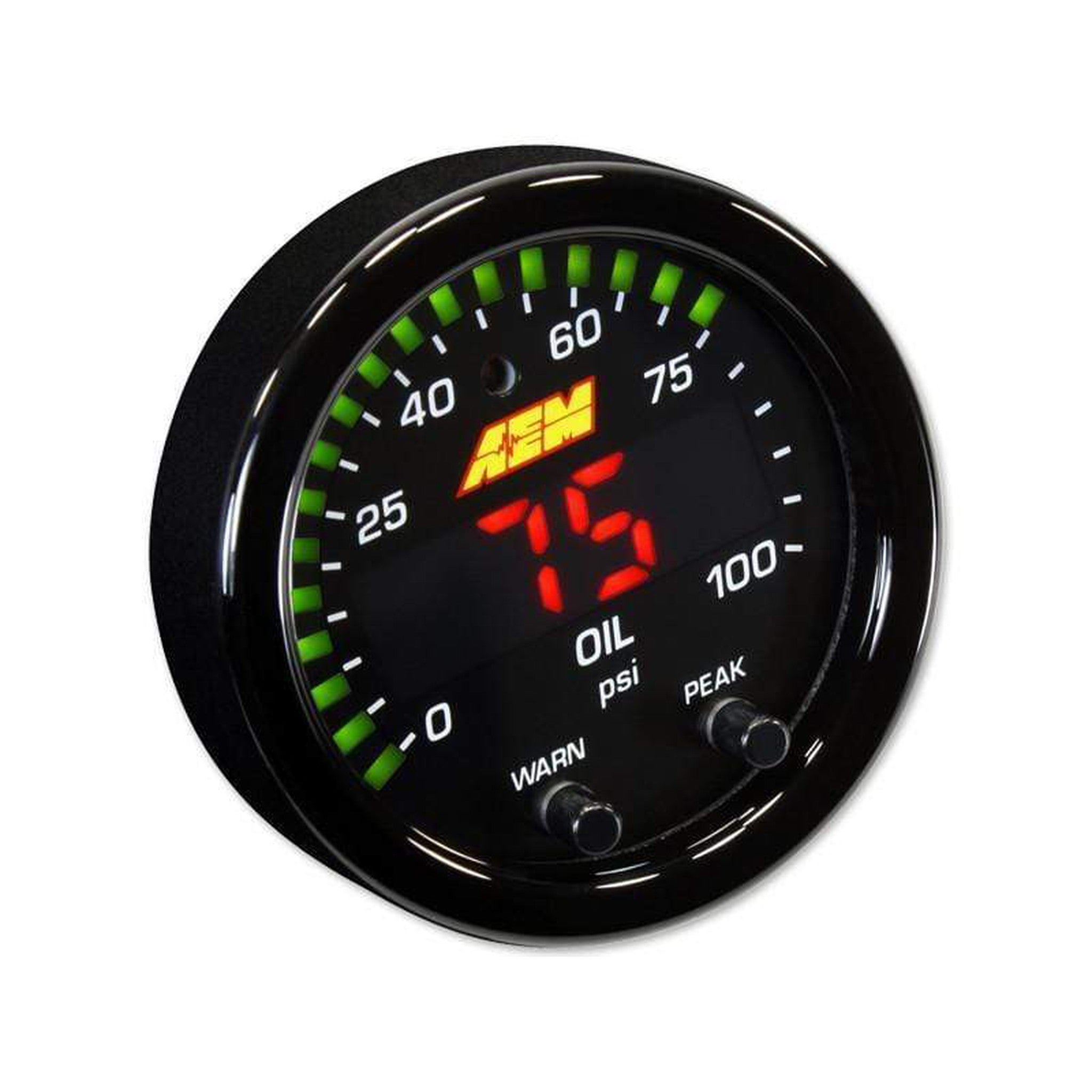 AEM X-Series 0-100psi Oil and Fuel Pressure Gauge Kit | 30-0301