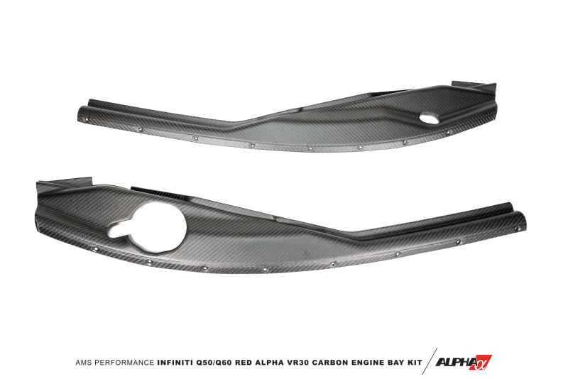 AMS Performance Infiniti 16+ Q50 3.0TT Alpha Matte Carbon Fender Side Trim Set ALP.29.06.0001-1