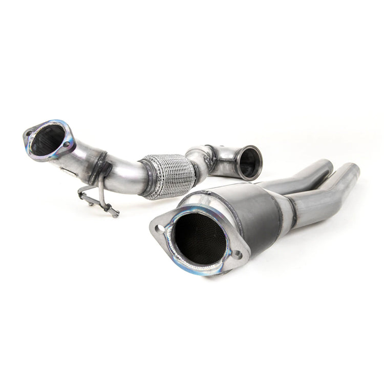 Milltek Large Bore Downpipe w/ Hi-Flow Sports Catalyst for Audi RS3 8V/8Y 2015+