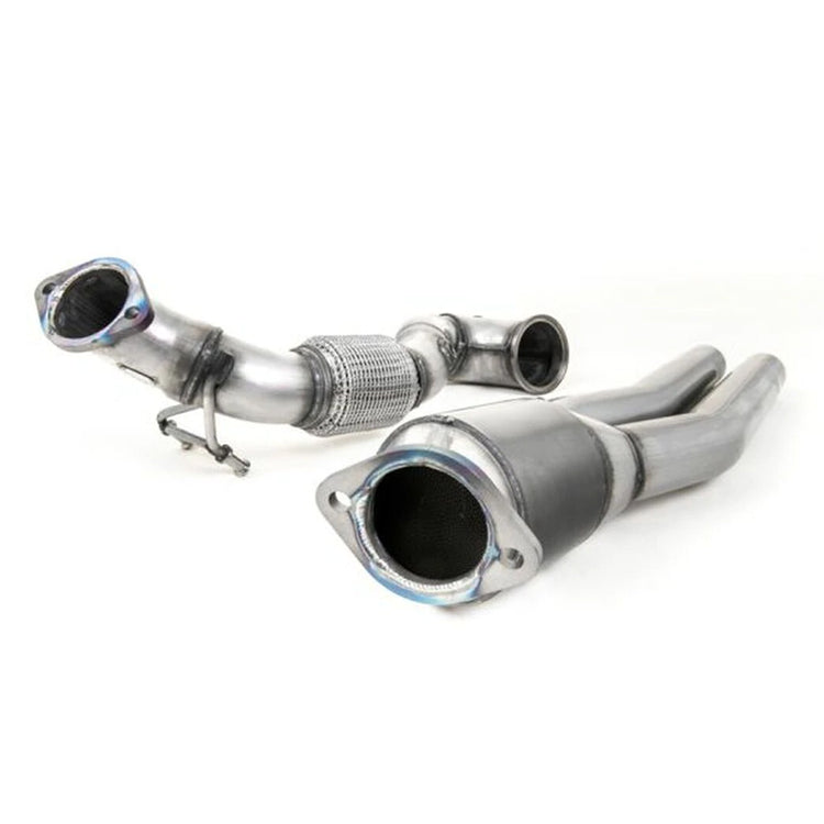 Milltek Large Bore Downpipe w/ Hi-Flow Sports Catalyst (For All Exhausts) Audi TT RS MK3 2016+