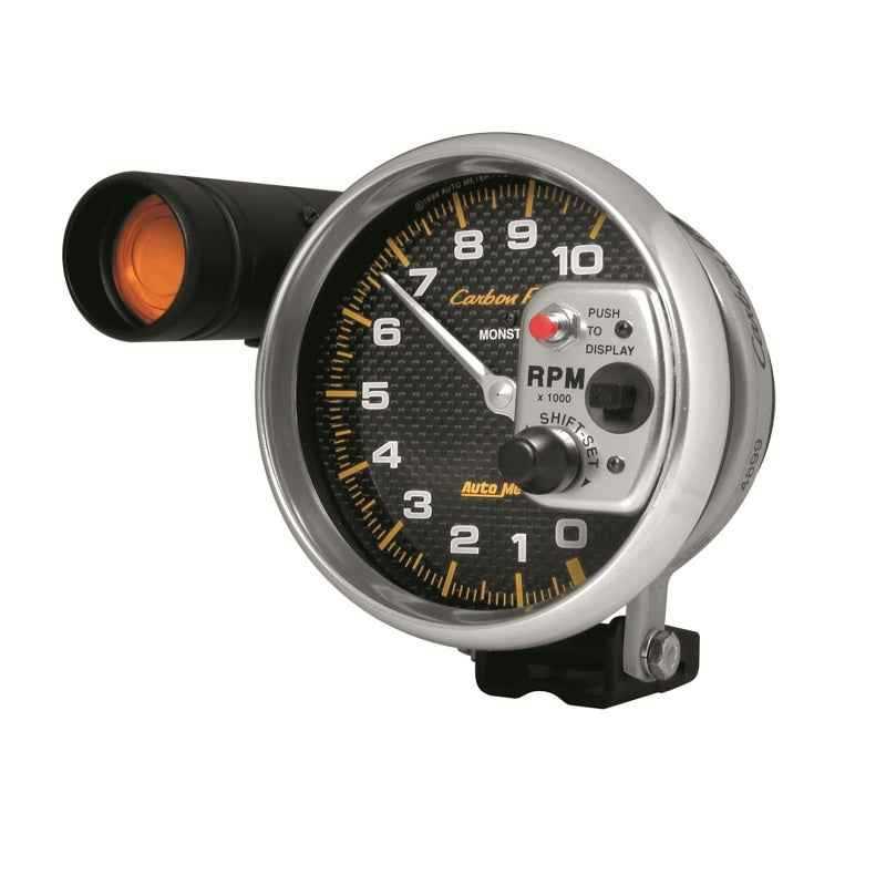 Autometer Carbon Fiber Series 5-inch Tachometer w/ Shift Light (Different Discount Structure -12%) 4899