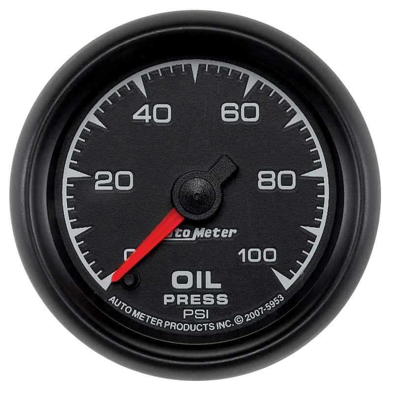 Autometer ES 52.4mm 0-100 PSI Oil Pressure Gauge 5953
