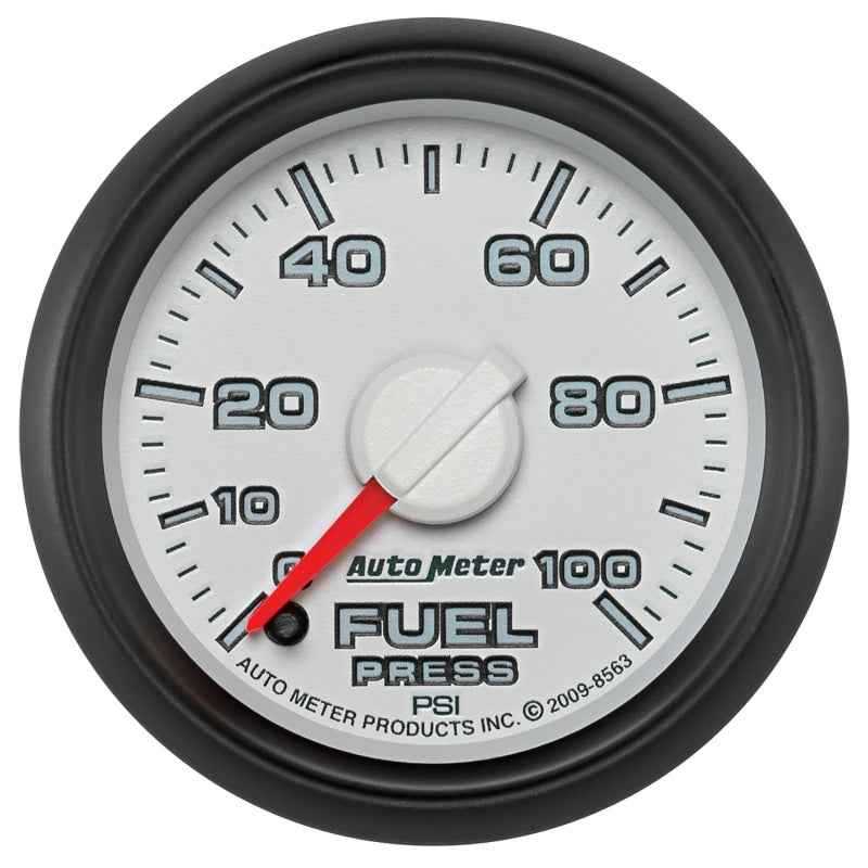 Autometer Factory Match 52.4mm Full Sweep Electronic 0-100 PSI Fuel Pressure Gauge Dodge 8563