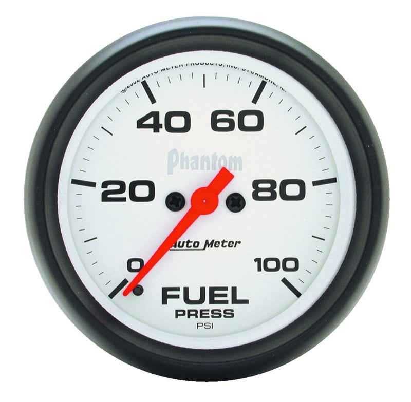 Autometer Phantom 2-5/8in 0-100 PSI Fuel Pressure Gauge 5863