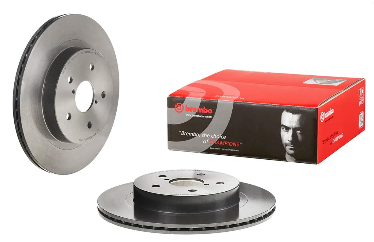 Brembo Premium UV Coated Rear Brake Rotor Subaru WRX 2016-2025 | 09.D246.11