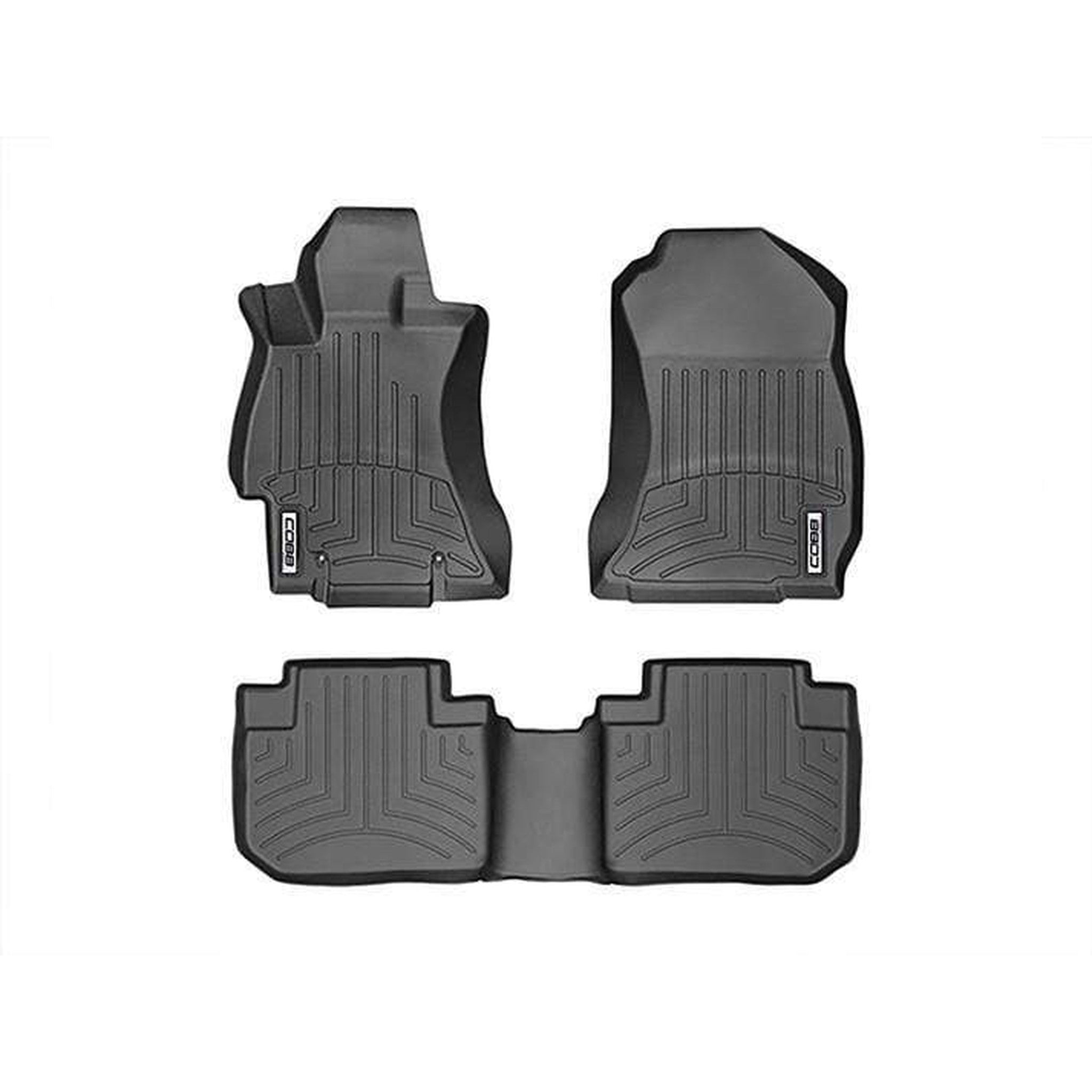 COBB x WeatherTech FloorLiner and Rear FloorLiner Set Subaru Forester XT 2014-2018 | WT44531-1-2