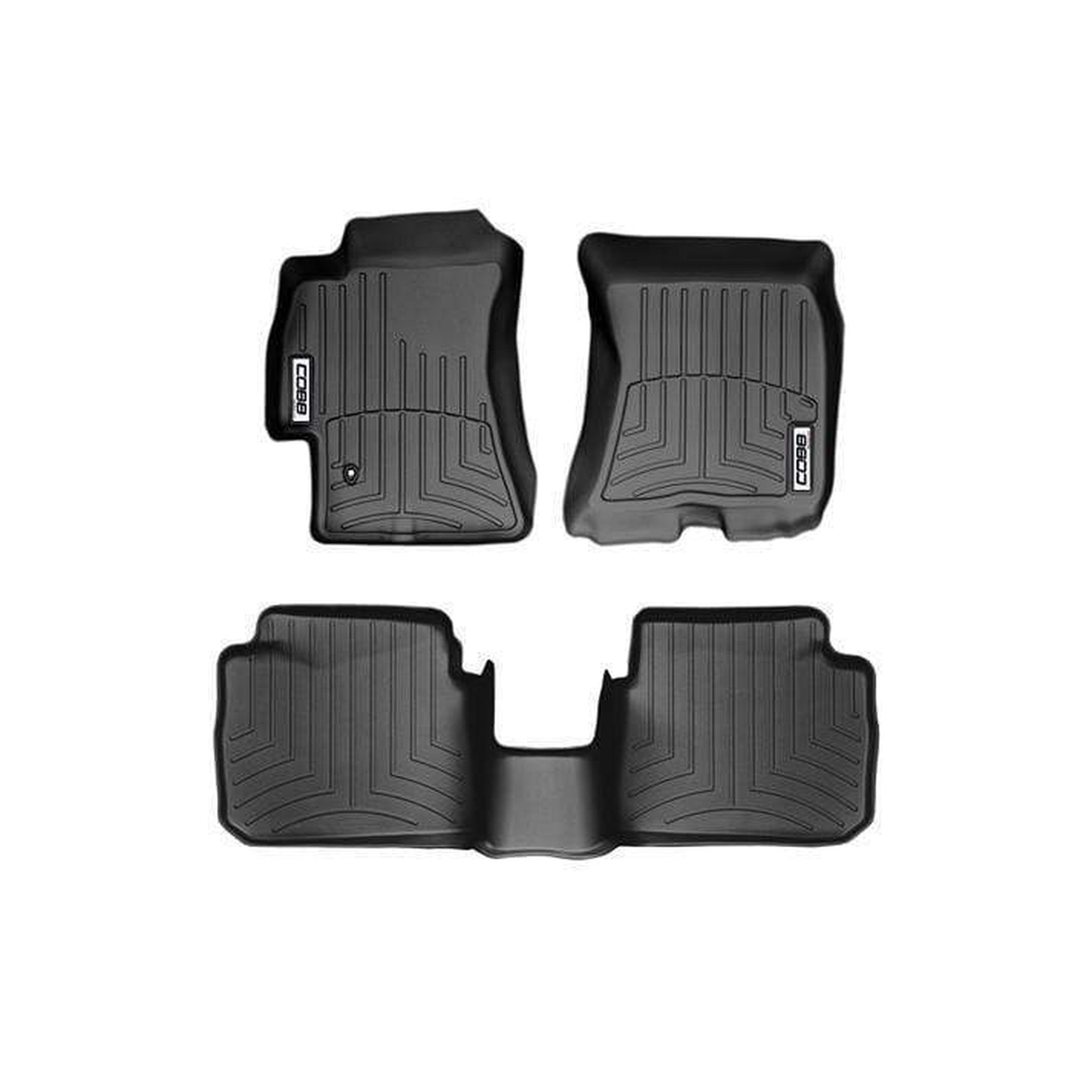 COBB x WeatherTech FloorLiner and Rear FloorLiner Set Subaru Legacy GT / Outback XT 2005-2009 | WT44083-1-2