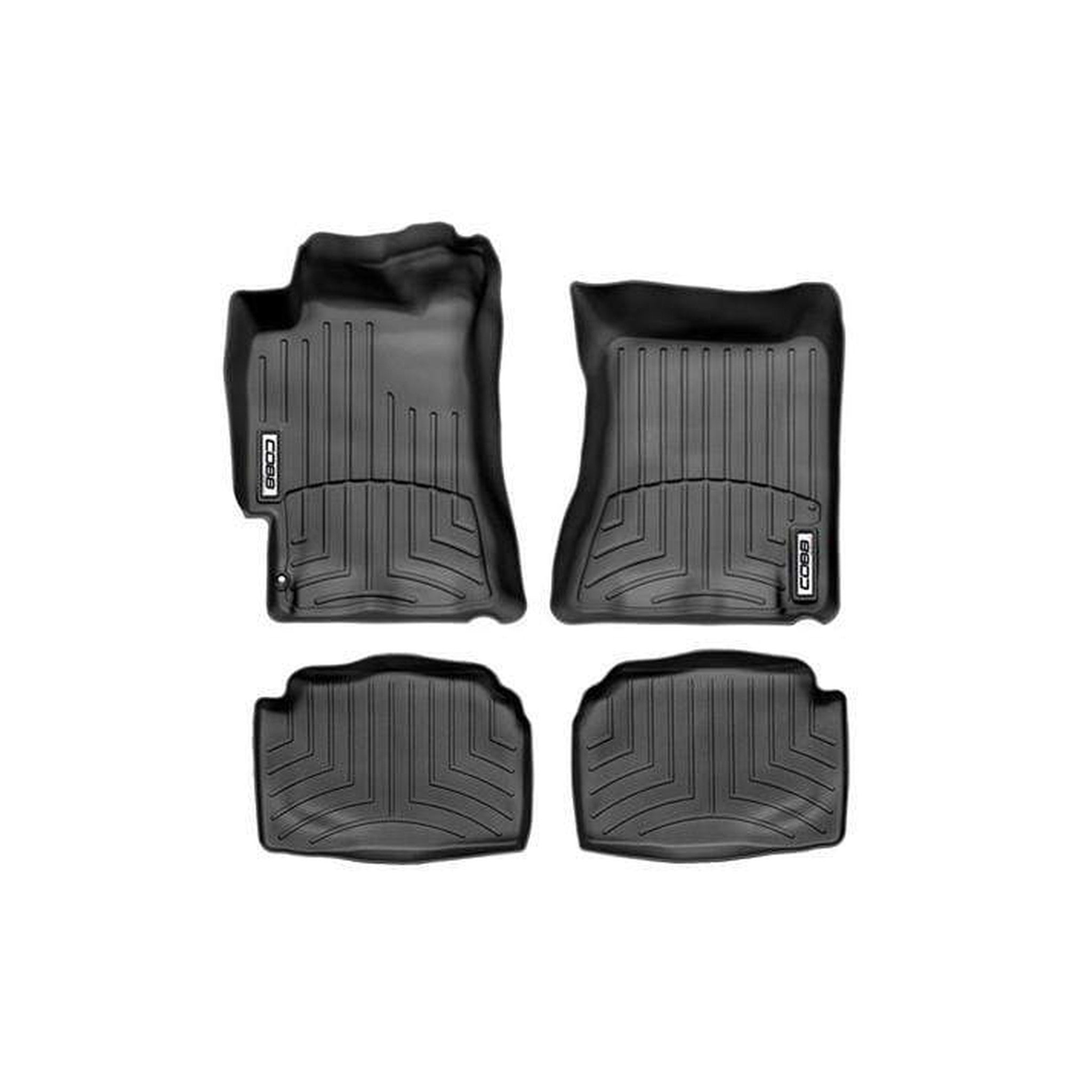 COBB x WeatherTech FloorLiner and Rear FloorLiner Set Subaru WRX 2002-2007 / STI 2004-2007 | WT44097-1-2
