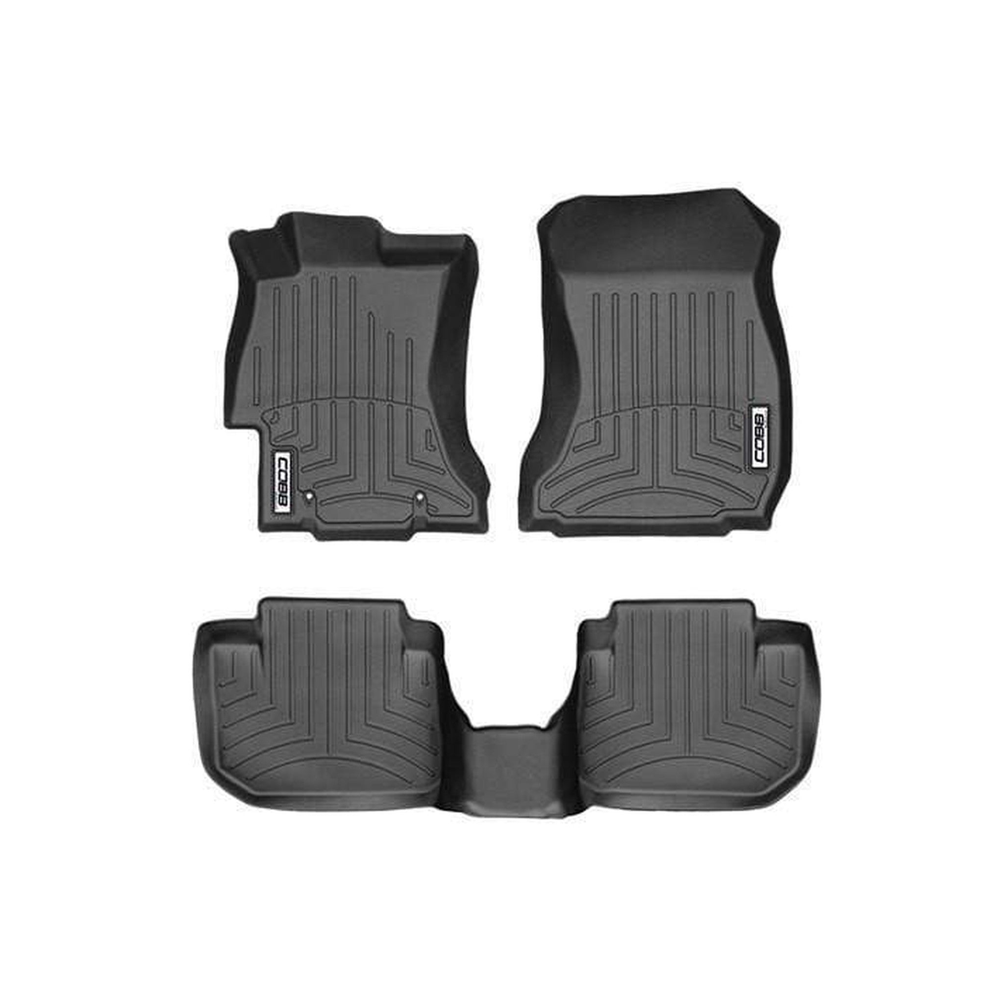 COBB x WeatherTech FloorLiner and Rear FloorLiner Set Subaru WRX / STI 2015-2021 | WT444391-444392