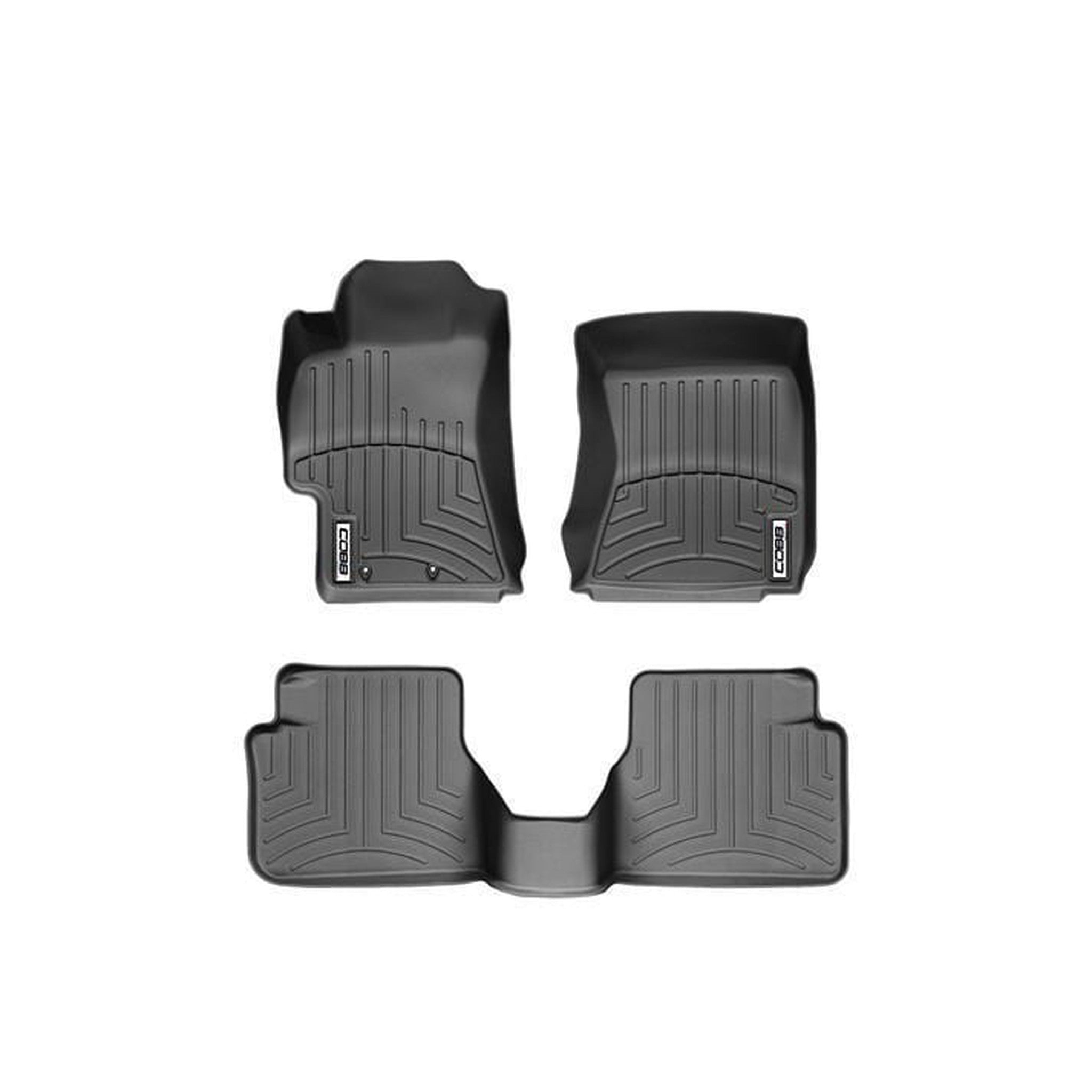 COBB x WeatherTech Front FloorLiner and Rear FloorLiner Set Subaru WRX / STI 2008-2014 / 2.5GT 2009-2010 | WT44166-1-2