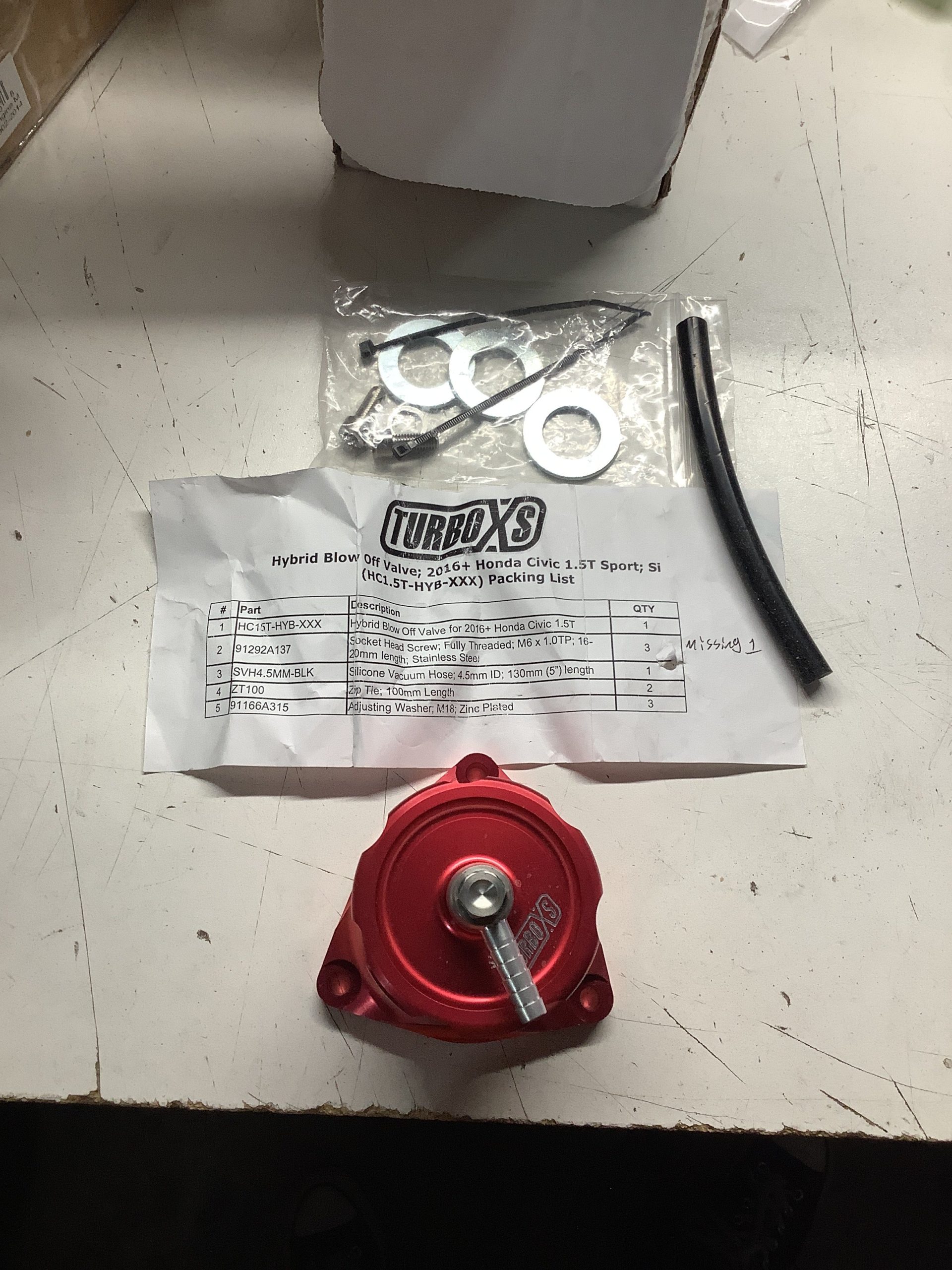 Clearance / OPENBOX TurboXS 1.5T Engine Hybrid Blow Off Valve Civic Sport 2016-2021 / Civic Si 2017-2021 / Accord Sport 2018-2021