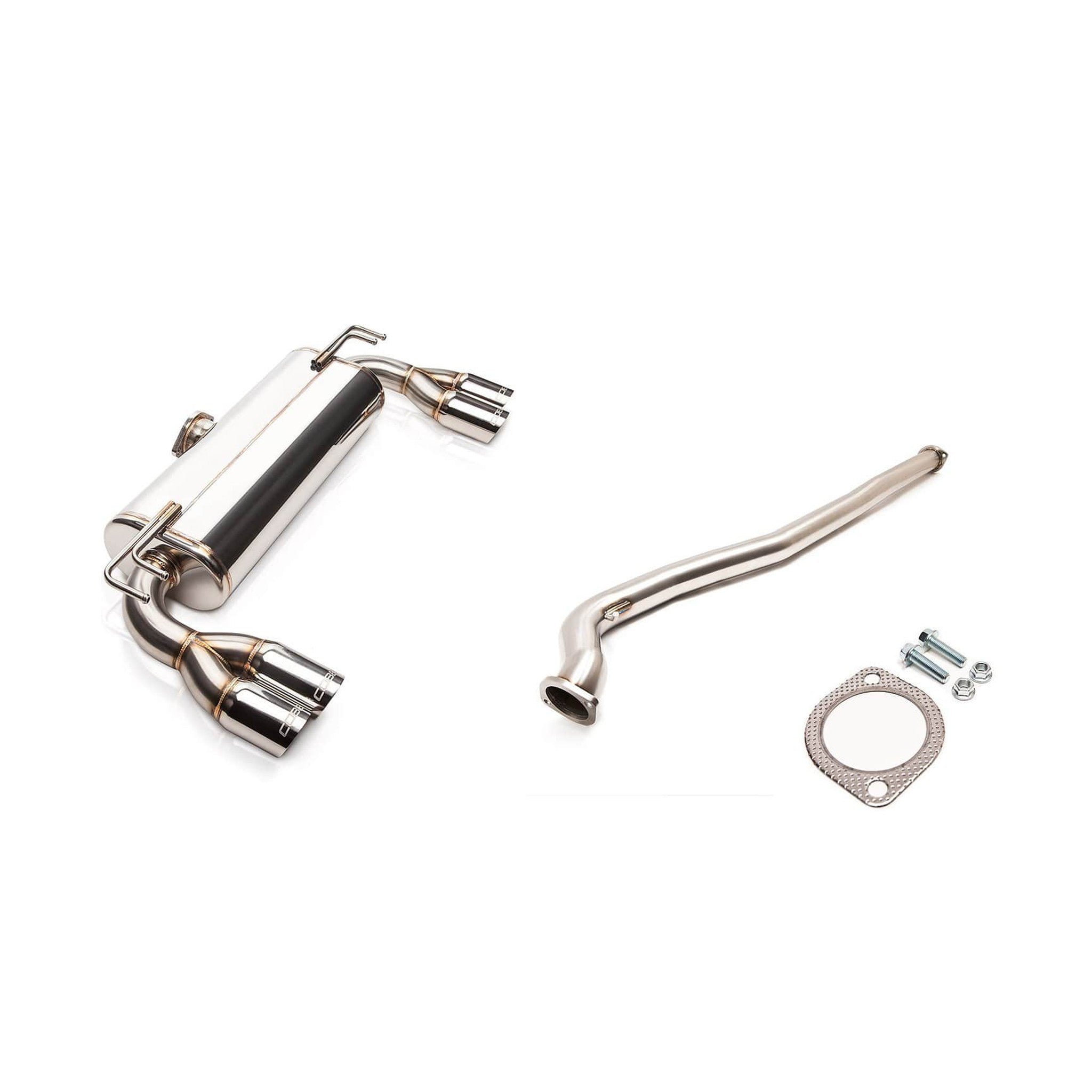 Cobb 3in Quad-Tip Cat Back Exhaust Mitsubishi EVO X 2008-2015 | 552101