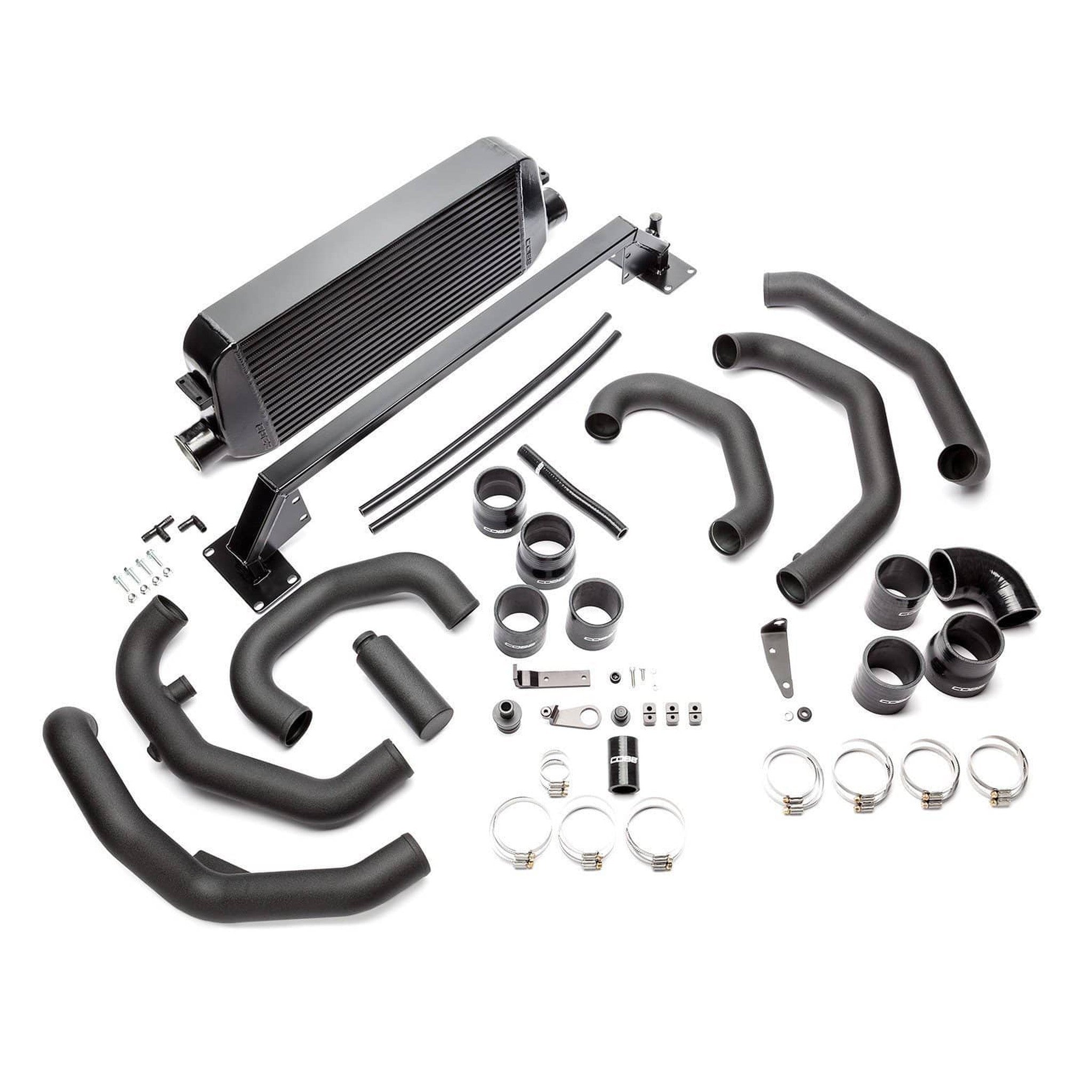 Cobb Front Mount Intercooler Kit Black Subaru STI 2015-2021 | SUBFMIC001BK