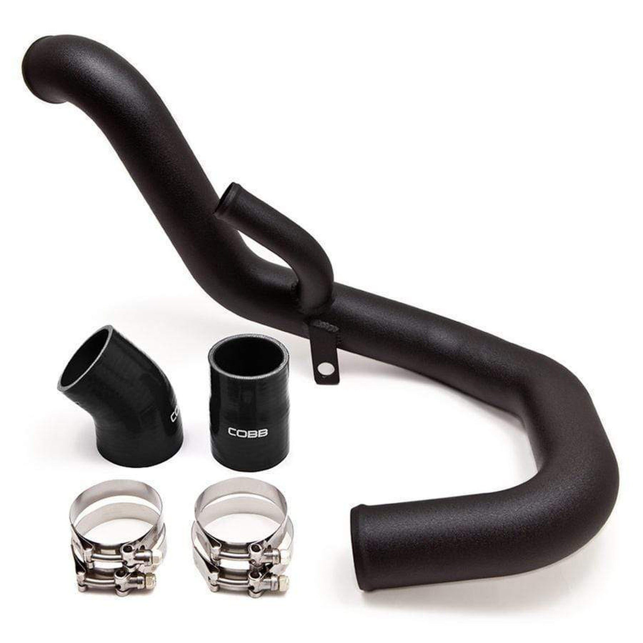 Cobb Lower Hard Pipe Kit Black Mitsubishi Evo X 2008-2015 | 752540-BK