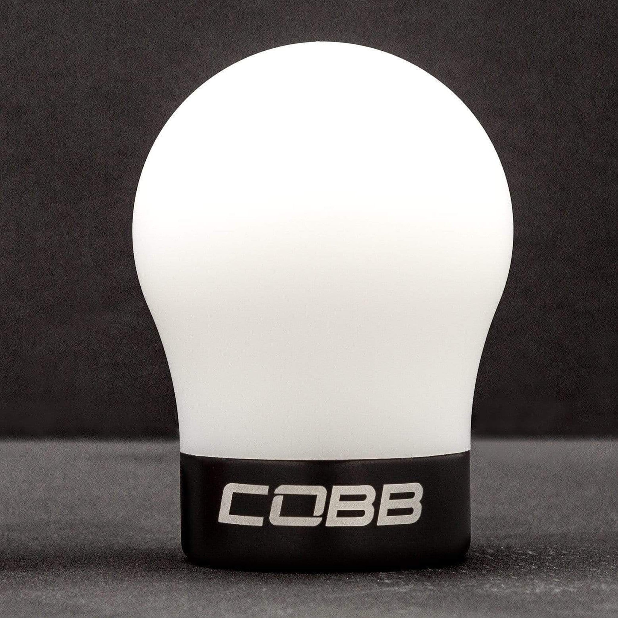 Cobb Shift Knob White/Black 2010-2021 Volkswagen GTI / 2016-2019 Golf R | 2V1350-W-BK