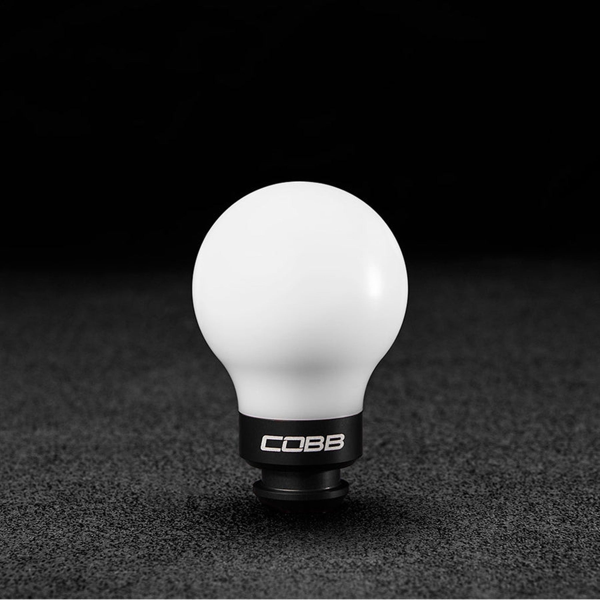 Cobb Tuning Shift Knob White w/ Black 2002-2014 WRX / 2005-2009 Outback XT / Legacy GT / 2004-2008 Forester XT | 211350-W-BK