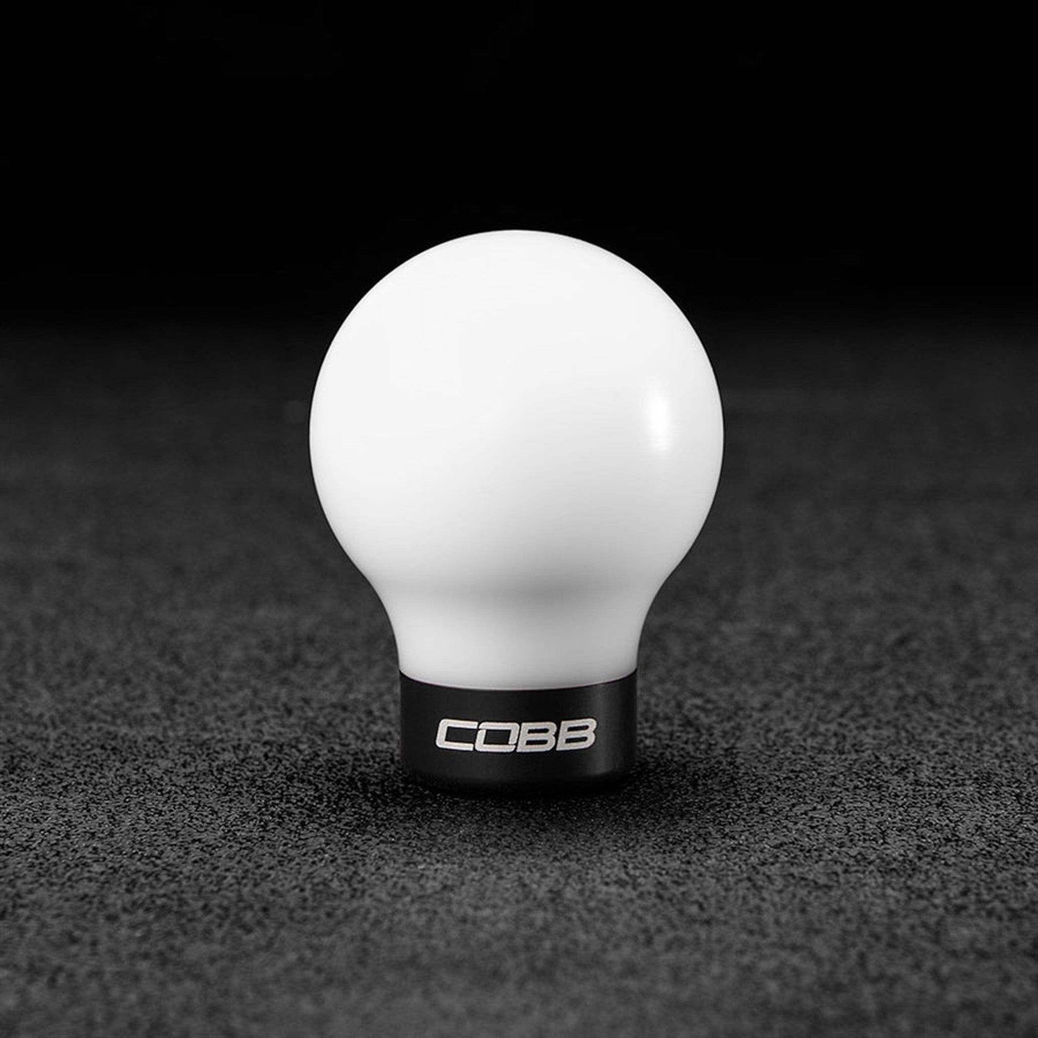 Cobb Tuning Shift Knob White w/ Black Subaru WRX 15-25 / STI 04-21 / Legacy GT Spec B 06-09 / Legacy GT 10-12 | 213350-W-BK