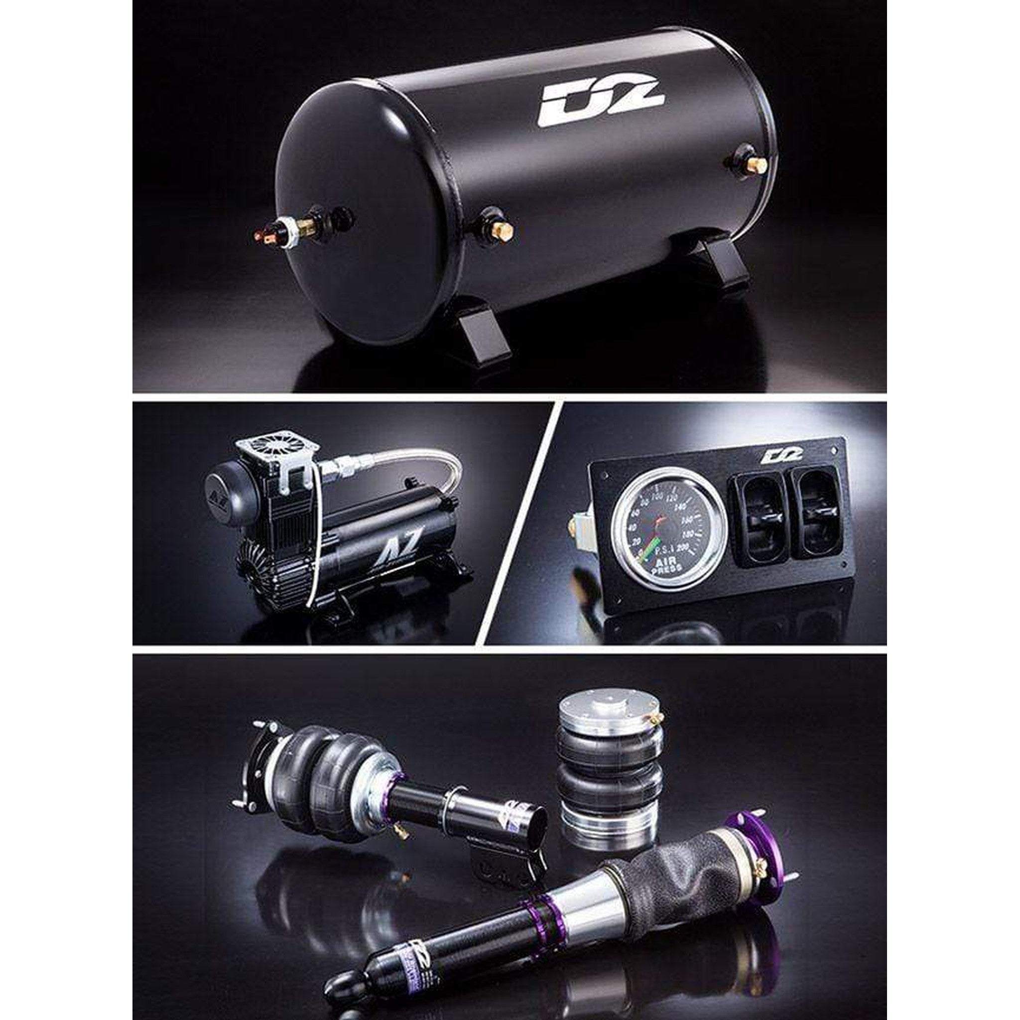 D2 Racing Basic Air Suspension System Subaru Impreza 1993-2001