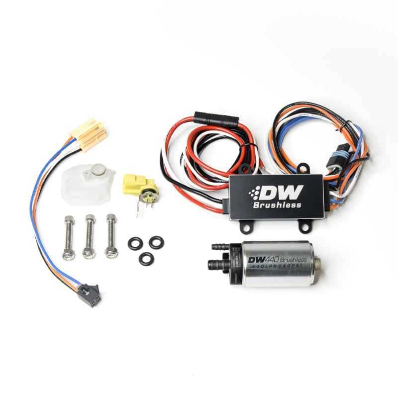 DeatschWerks 14-19 Ford Fiesta ST 440lph InTank Brushless Fuel Pump w/9-0912 Instl kit/C102 Contrllr 9-441-C102-0912