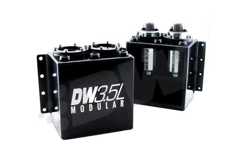 DeatschWerks 3.5L Modular Surge Tank (1-2 DW350il Fuel Pumps) (Pumps Not Included) 6-000-35ST