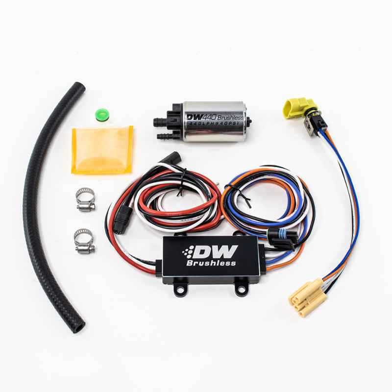 DeatschWerks DW440 440lph Brushless Fuel Pump w/ PWM Controller 9-441-C103-0900