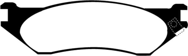 EBC 04-06 Dodge Durango 3.7 Redstuff Front Brake Pads DP71638