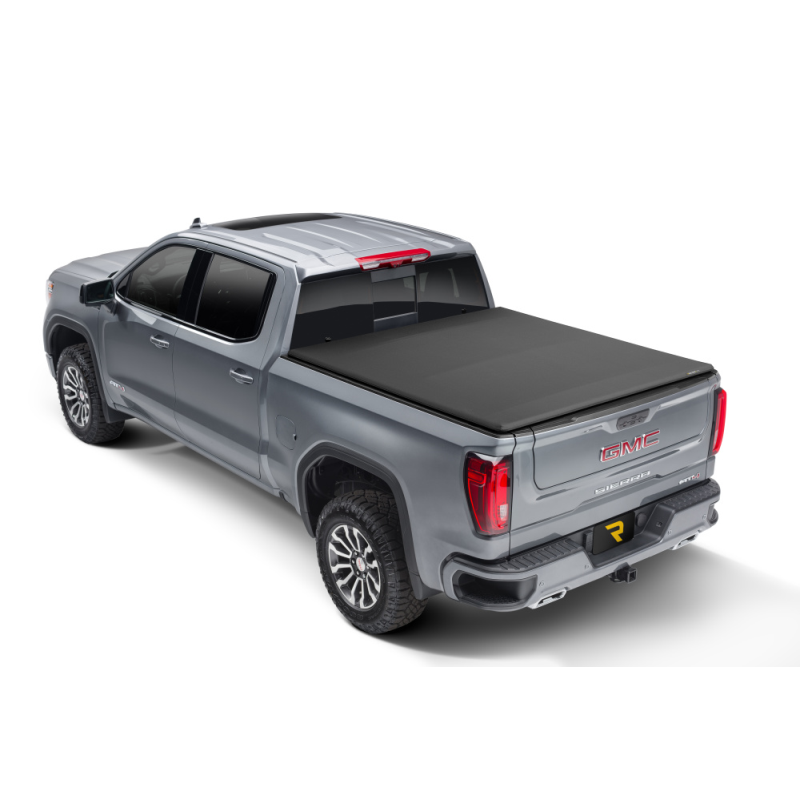 Extang Trifecta Signature 2.0 Tonneau Cover - Black - Acrylic Canvas - 2019 (New Body Style)-2023 Chevy/GMC Silverado/Sierra 1500 8' 2" Bed without Factory Side Storage Boxes without CarbonPro Bed with or without MultiPro/MultiFlex Tailgate Model 94458