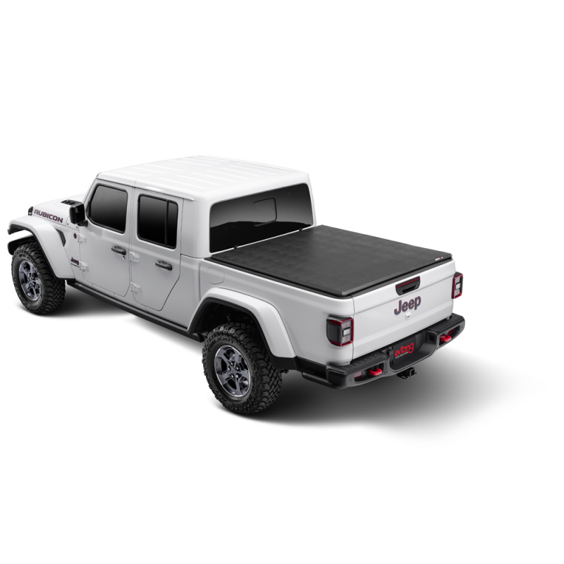 Extang Trifecta 2.0 Tonneau Cover - Black - Leather Grained Fabric - 2020-2023 Jeep Gladiator (JT) with or without Trail Rail System Model 92895