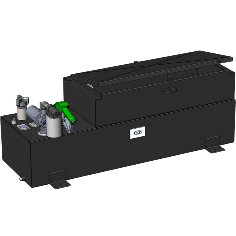 BCI Fabrication 50 Gallon Fuel Transfer Tank Toolbox Combo Model FTB50-8