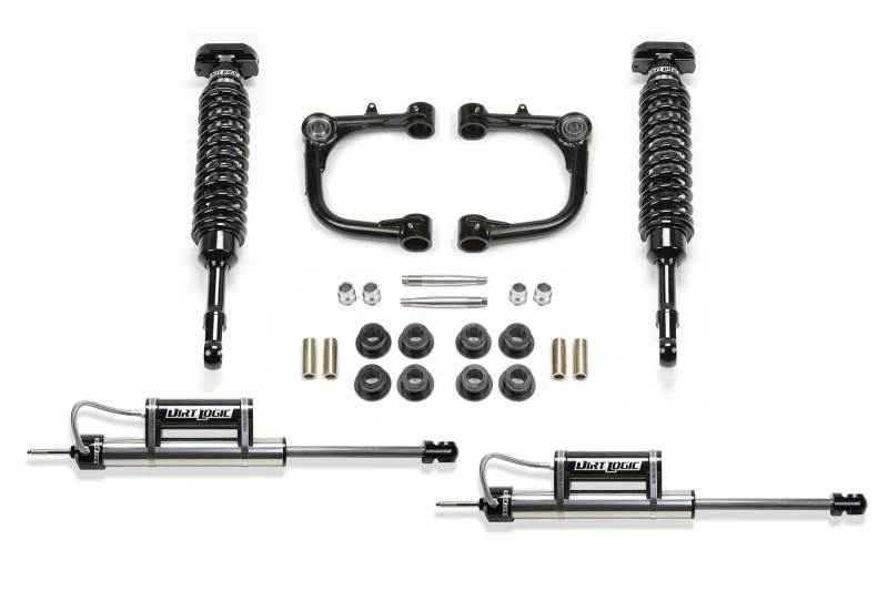 Fabtech 06-09 Toyota FJ 4WD 3in UCA System w/DL 2.5 Coilovers & Rear DL Resi Shocks K7031DL