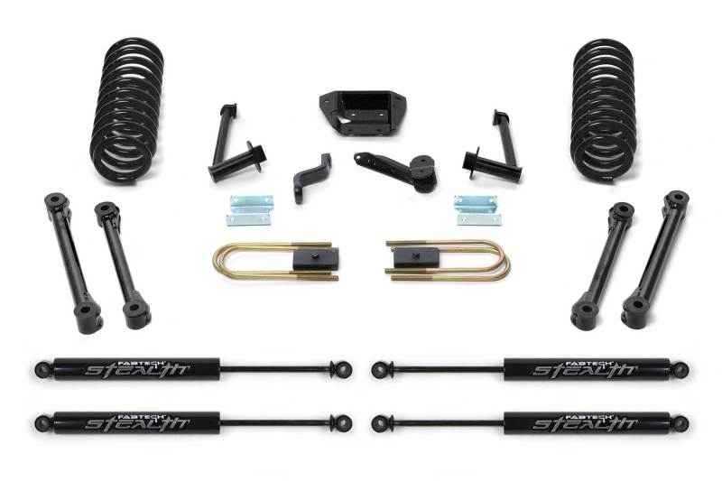 Fabtech 07-08 Dodge 2500/3500 4WD 6.7L Diesel w/Auto 6in Perf. System w/Stealth Shocks K30154M