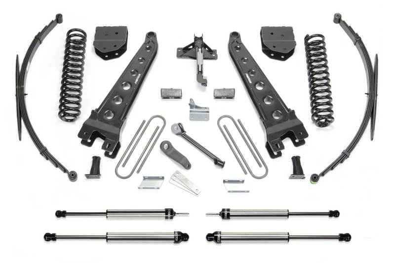 Fabtech 08-10 Ford F250 4WD 10in Radius Arm System w/DL Shocks K2046DL