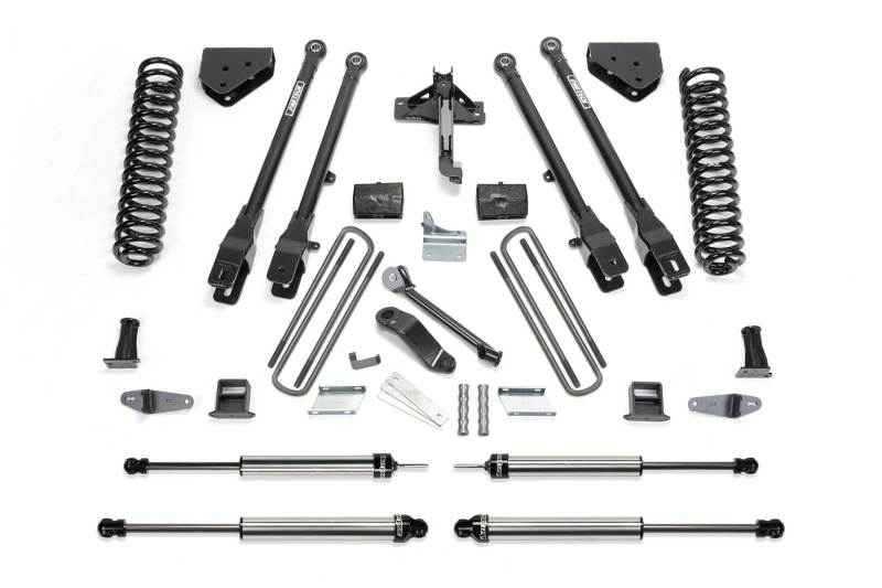 Fabtech 08-10 Ford F450/F550 4WD 6in 4 Link System w/DL Shocks K2054DL
