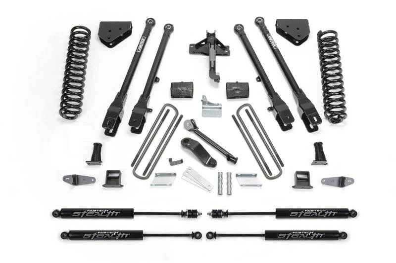 Fabtech 08-10 Ford F450/F550 4WD 6in 4 Link System w/Stealth Shocks K2054M